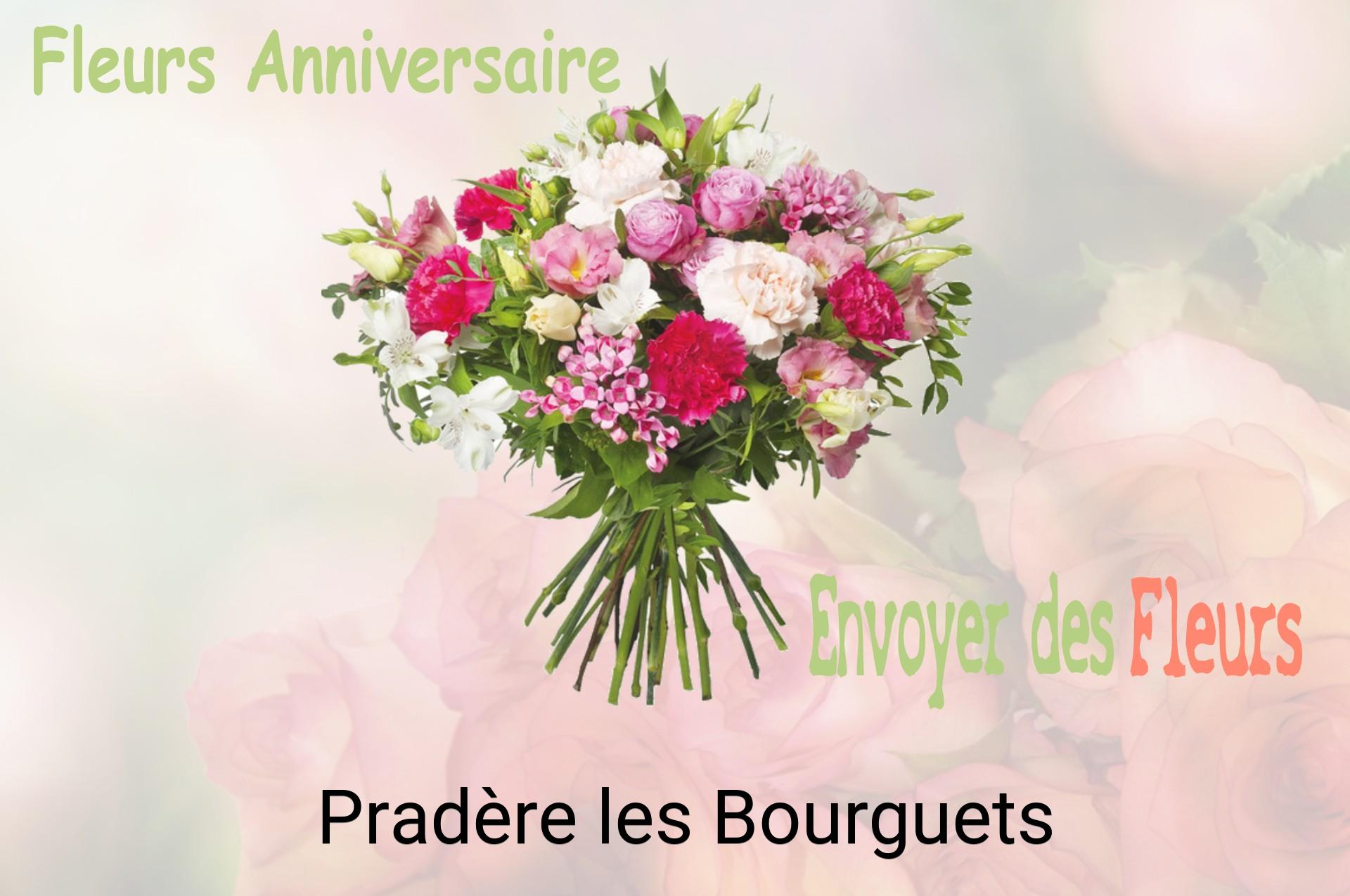 Bouquet de fleurs d’anniversaire livré à Pradère-les-Bourguets