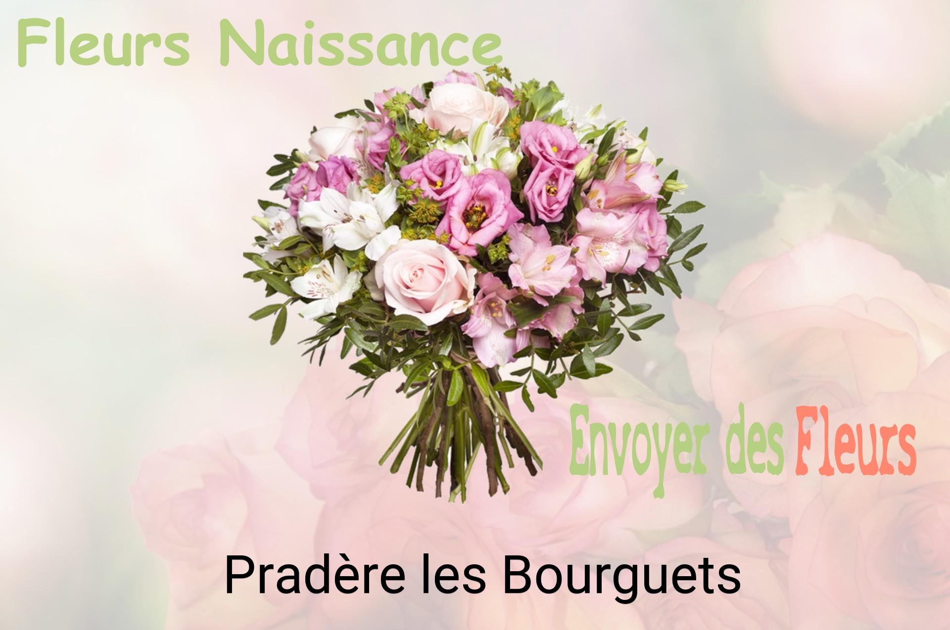 Bouquet de fleurs de naissance livré à Pradère-les-Bourguets